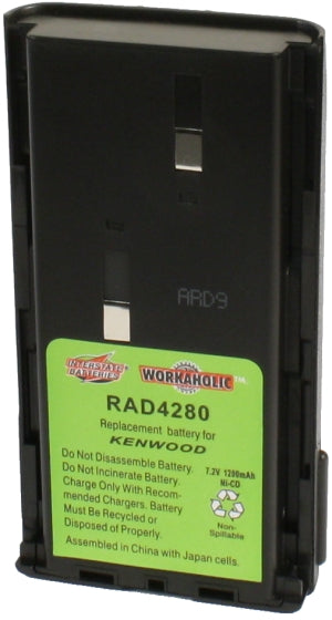 RAD4280 NICD Kenwood Two-Way Radio Battery